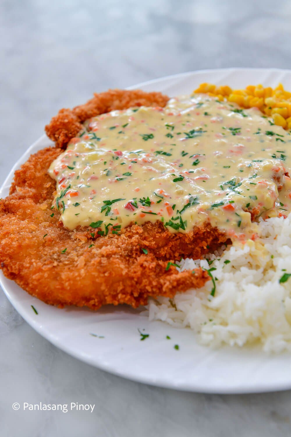 Filipino Chicken ala King with Creamy Sauce