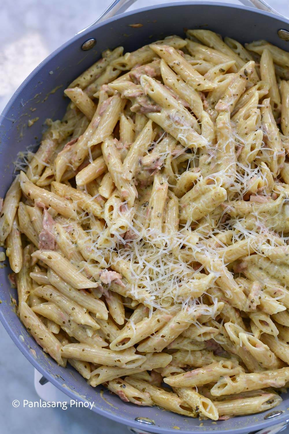 Tuna Pesto Pasta Recipe Creamy Version