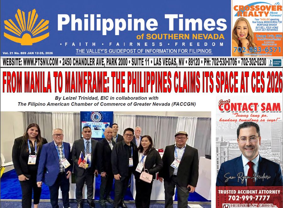 Philippine Times Southern Nevada January 2026 Issue Is Out Now (Jan 12–25)