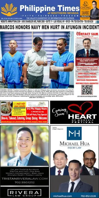 Marcos Honors Navy Men Hurt in Ayungin Shoal Encounter
