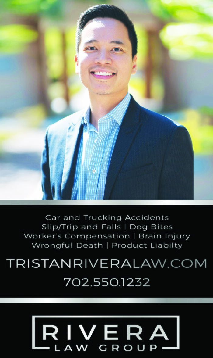 Rivera Law Group Las Vegas personal injury attorney advertisement