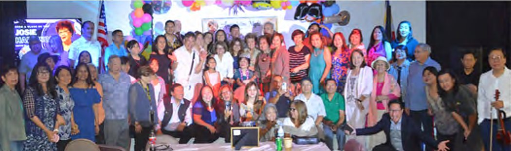 Fil-Am community members at the Appreciation Night for Josie Harrison at Filipino Town Fil-Am Central in Las Vegas
